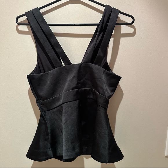 Black satin top - Picture 2 of 3